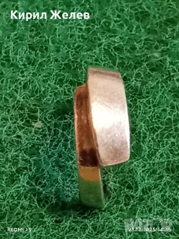 Сребърен пръстен Английски стил изчистен дизайн 52360, снимка 4 - Пръстени - 52884282