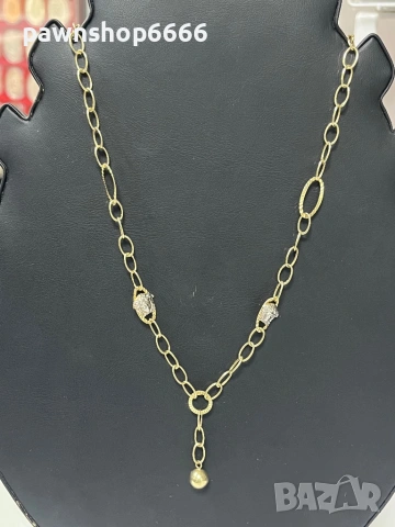 Златно колие 14К / Златен синджир 14К, снимка 2 - Колиета, медальони, синджири - 53455222