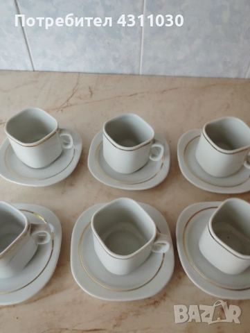 Три български  сервиза чаши за кафе , снимка 10 - Чаши - 54214526