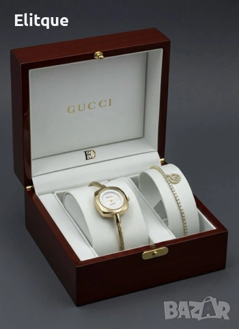 часовник и гривна carter Gucci Christian Dior , снимка 8 - Бижутерийни комплекти - 52908126