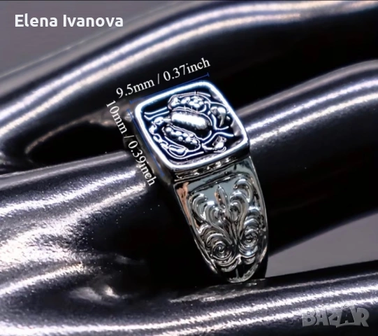 Уникален пръстен от медицинска стомана, снимка 3 - Пръстени - 53865151