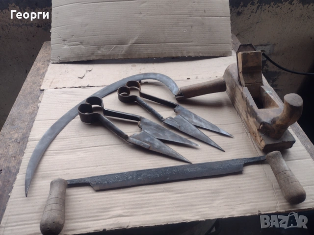 Сърп ,ножици , ренде, снимка 6 - Антикварни и старинни предмети - 53219843