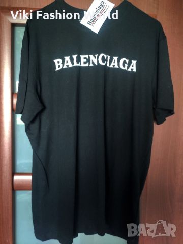 BALENCIAGA маркова тениска висок клас, снимка 4 - Тениски - 45685007