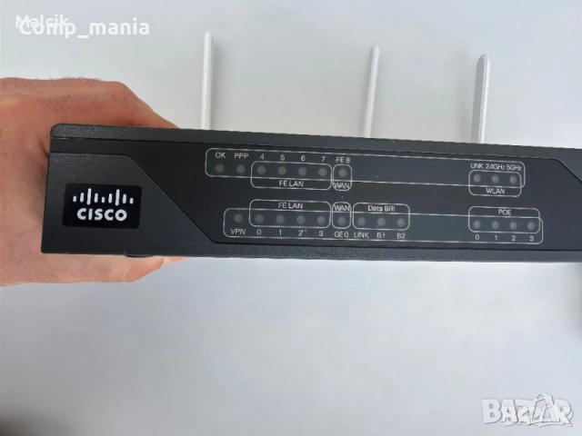 Гигабитов профи рутер Cisco 892-W, снимка 4 - Рутери - 51984357