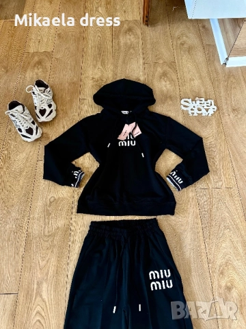 Разкошен ежедневен суперудобен сет Miu Miu.Много ефектно и удобно.С М Л размер, снимка 4 - Комплекти - 52286488