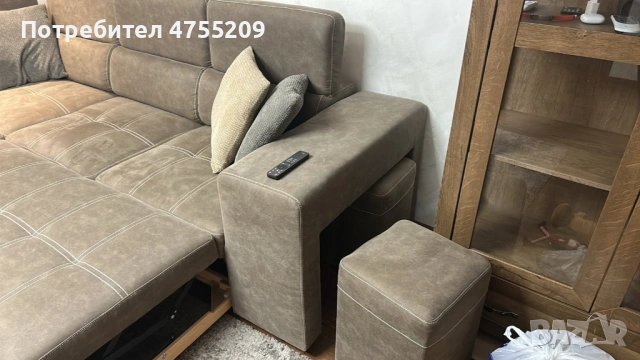 Ъглов диван на 3 модула , снимка 4 - Дивани и мека мебел - 53711388