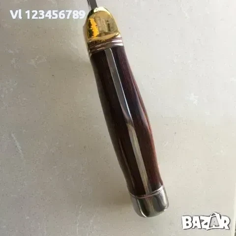 Стабилен и тежък ловен нож, кания 190 х300, снимка 3 - Ножове - 53865547