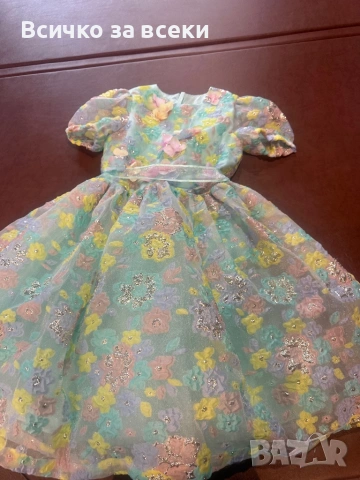 Детска рокля Petite fleur 146, снимка 3 - Детски рокли и поли - 46058838