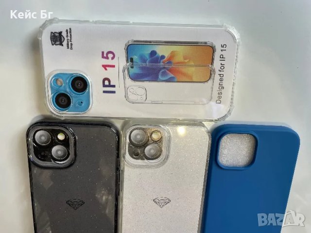 Iphone 15 Силиконов кейс +5D OG стъклен протектор , снимка 3 - Калъфи, кейсове - 48051286