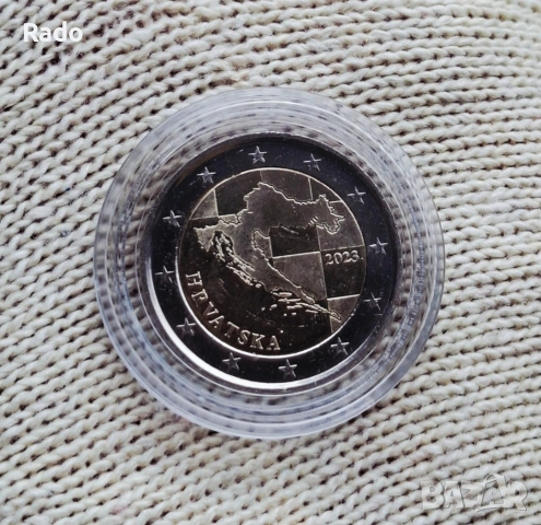 Нова Монета в защитна капсула (UNC) от 2 евро от 2023г 