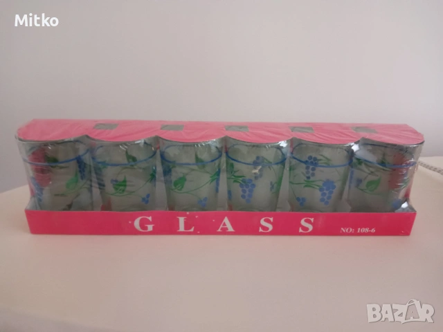 Чисто нов комплект от 6 бр. чаши в опаковка