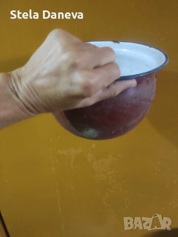 Стари емайлирани съдове за саксии/декорация, снимка 8 - Антикварни и старинни предмети - 51624852