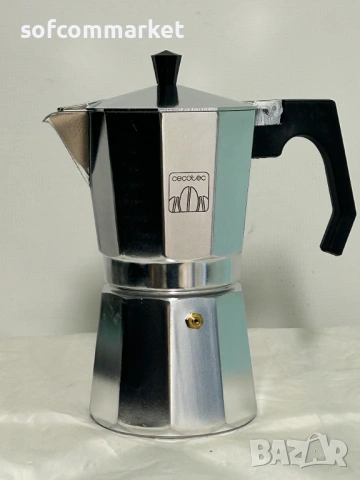 Класическа италианска кафеварка Cecotec Mokclassic 900 Shiny (9 чаши) – НОВА