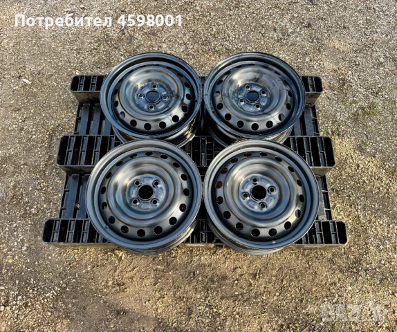4бр.Оригинални джанти 15цола 4x100 за Toyota,Suzuki,Hyundai,Kia,Mazda,Subaru