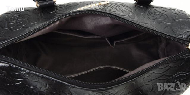 Комплект от 6 броя луксозни дамски чанти /Цвят: Черен;, снимка 5 - Чанти - 46467074