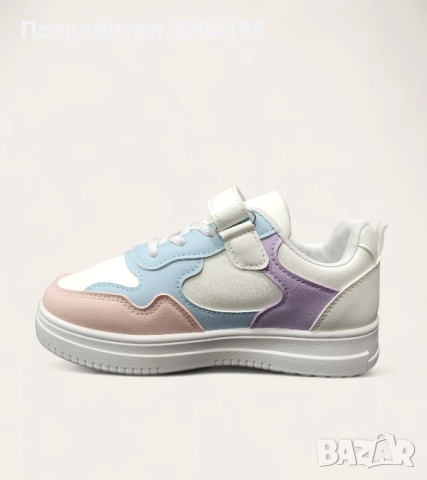 Детски модни кецове със свежи цветове с лепенка модел: W210175 Multi, снимка 2 - Детски маратонки - 51760567