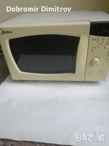 микровълнова печка с грил мидеа