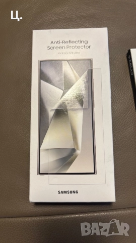 Защитно фолио за стъкло за Samsung S24 Ultra, снимка 3 - Фолия, протектори - 52508525