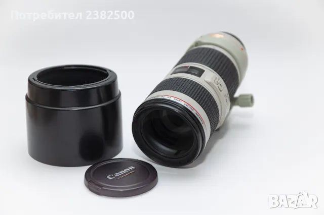 Canon EF 70-200 IS USM F4, снимка 1 - Обективи и филтри - 48689271