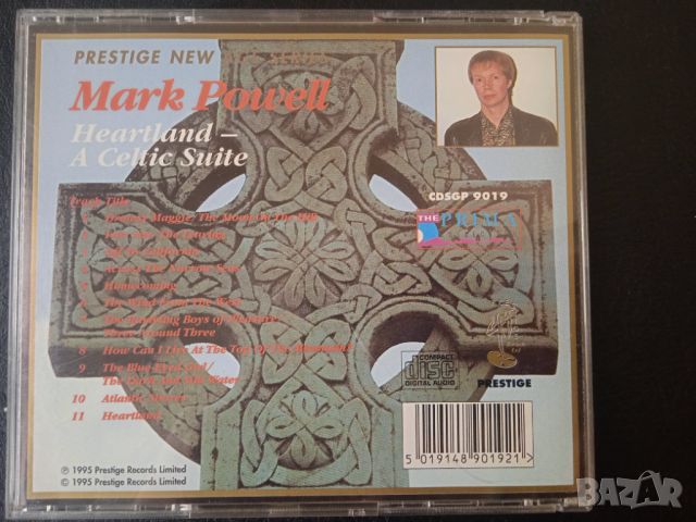 Mark Powell - Heartland - A celtic suite - оригинален диск музика, снимка 2 - CD дискове - 45120270