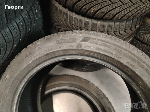 2бр.зимни гуми 235/45/18 Bridgestone, снимка 4 - Гуми и джанти - 53212055