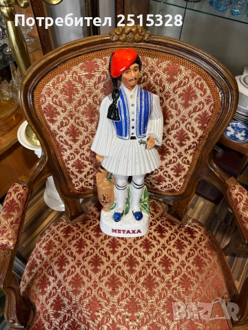 стара колекционерска фигура бутилка керамика , снимка 2 - Колекции - 53779852