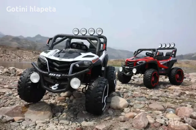 Акумулаторен джип OFF-ROAD RZR UTV 4X4 12V батерия,MP3 плейър, снимка 9 - Детски велосипеди, триколки и коли - 47231647