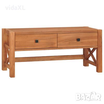 vidaXL ТВ шкаф 100x40x45 см тиково дърво