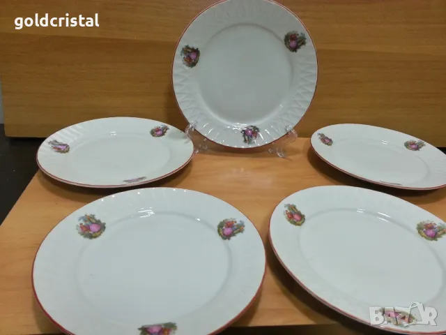 стар български порцелан чинии 