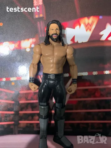 Екшън фигура WWE Seth Rollins Сет Ролинс Mattel Basic играчка , снимка 4 - Колекции - 48495599