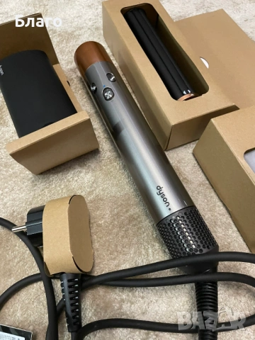 Dyson маша за коса HS02 Airwrap, Никел-Мед - нова, снимка 9 - Маши за коса - 53659217