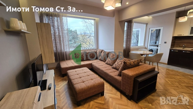 Луксозно обзаведен двустаен апартамент под наем в Център 