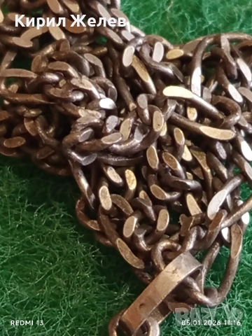 Винтидж сребърно колие с висулка Исус Христос майсторска ръчна изработка 43246, снимка 8 - Колиета, медальони, синджири - 52984092