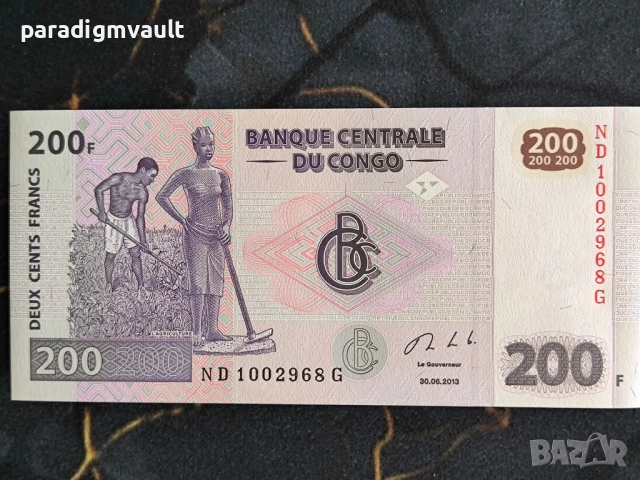 Банкнота - Конго - 200 франка UNC | 2013г.