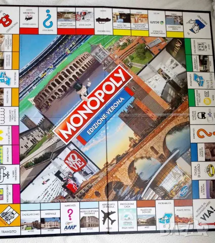 Монополи Верона на италиански език, снимка 3 - Чуждоезиково обучение, речници - 49654767