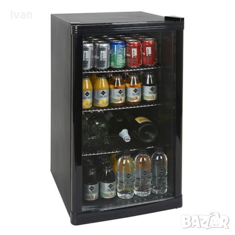 Хладилна витрина за напитки , подбарова витрина Metro Professional, Стъклена врата, Черен, 88L, снимка 2 - Хладилници - 46475236