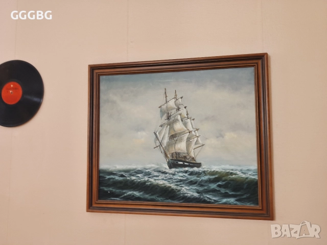 Картини с рамки .Отлично състояние . Масло.