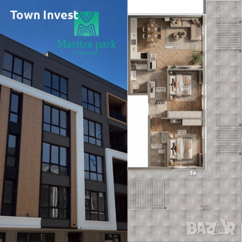 Тристаен апартамент в Maritza Park Г27