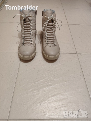 Боти Rieker БЕЖОВ 42 номер , снимка 2 - Дамски боти - 52361076