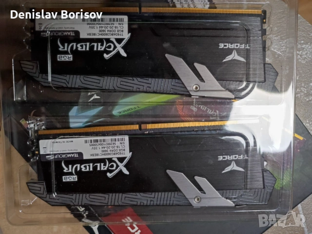 Продавам рам памет ddr 4 16gb T-Force, снимка 5 - RAM памет - 53712939