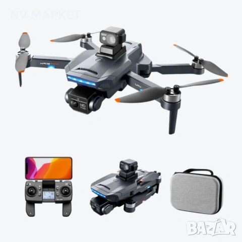 Професионален сгъваем дрон K918 MAX, 4К двойна камера, снимка 9 - Дронове и аксесоари - 53837773