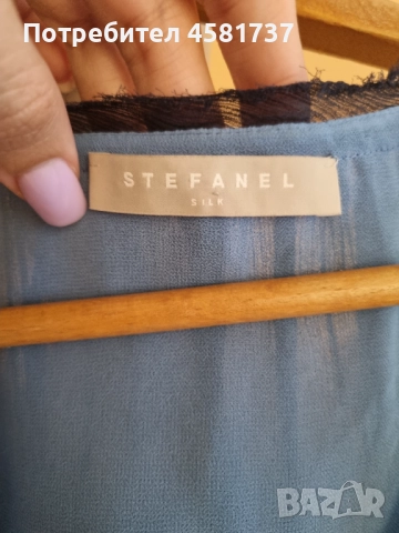 Копринена рокля Stefanel, снимка 8 - Рокли - 51666899