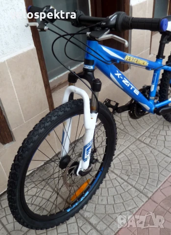 ЕксЗайт ! 24 цола капли ! Преден амортисьор ! Алуминиев !, снимка 3 - Велосипеди - 51378516