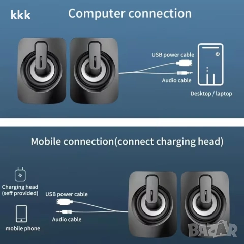 Настолни високоговорители, снимка 7 - Слушалки и портативни колонки - 53822469
