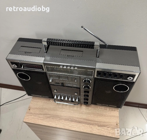 🔊Ретро масивен радиокасетофон Boombox Universum Senator 8800 - (SANYO)🔊, снимка 4 - Радиокасетофони, транзистори - 53691436
