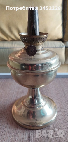 лампа газена месинг за ценители , снимка 2 - Антикварни и старинни предмети - 53848871