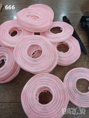 Соларен гирлянд с текстилни фенерчета, снимка 8 - Други - 54072175