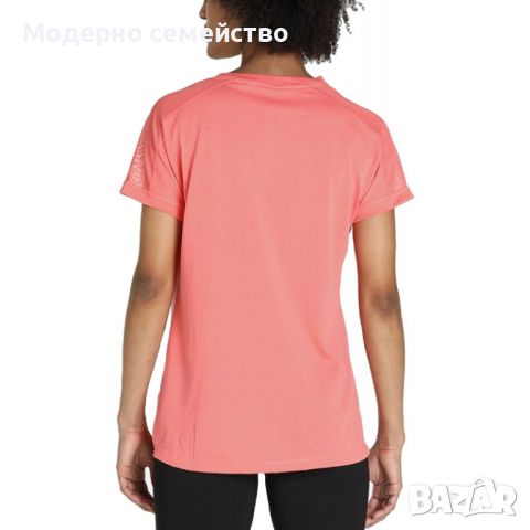 Дамска тениска puma logo boyfriend training tee orange, снимка 2 - Тениски - 46797750