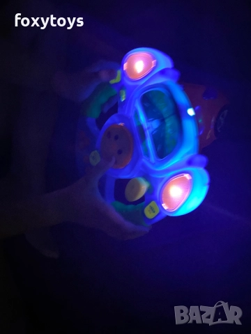 Интерактивен музикален волан, 3 години+, вграден проектор, 24 x 15.5 см, многоцветен, музика, снимка 17 - Образователни игри - 52545745