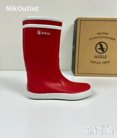 Aigle Rain boots red, снимка 1 - Детски боти и ботуши - 47266385